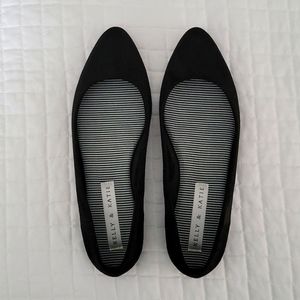 BRAND NEW Kelly & Katie flats, black, suede, size 9